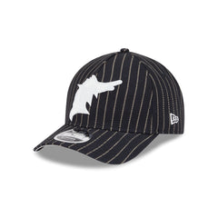 Miami Marlins Dotted Pinstripe 9FORTY M-Crown A-Frame Adjustable Hat