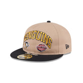 Pittsburgh Penguins Camel Retro Crown 59FIFTY Fitted Hat