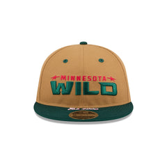 Minnesota Wild Wheat Retro Crown 9FIFTY Snapback Hat