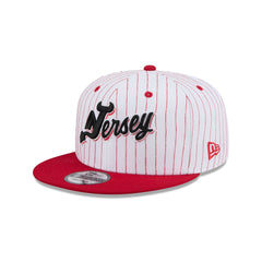New Jersey Devils Deceptor Pinstripe 9FIFTY Snapback Hat
