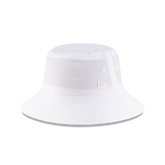 New Era Branded White Golf Stretch Bucket Hat