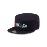 New Era Branded Navy Painter Elastic Back Hat
