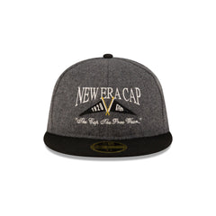 New Era Cap Heather Gray Retro Crown 59FIFTY Fitted Hat
