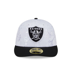 Las Vegas Raiders Floral Shine Low Profile 59FIFTY Fitted Hat