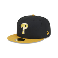 Philadelphia Phillies Metallic Gold Logo 59FIFTY Fitted Hat