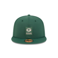 Green Bay Packers 2025 Sideline Hot Weather 59FIFTY Fitted Hat