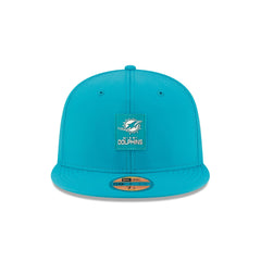 Miami Dolphins 2025 Sideline Hot Weather 59FIFTY Fitted Hat