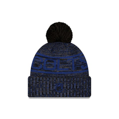 Indianapolis Colts 2025 Sideline Cold Weather Black Pom Knit Hat