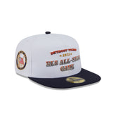 Detroit Tigers Summer Derby White 59FIFTY A-Frame Fitted Hat