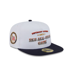 Detroit Tigers Summer Derby White 59FIFTY A-Frame Fitted Hat