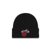 Miami Heat Short Skull Cuff Knit Beanie Hat