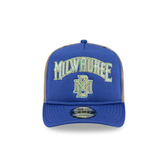 Milwaukee Brewers Arched 9FIFTY A-Frame Trucker Hat
