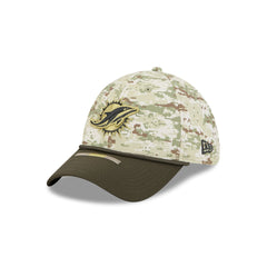 Miami Dolphins 2025 Salute to Service Digi Camo 39THIRTY Stretch Fit Hat