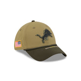 Detroit Lions 2025 Salute to Service 39THIRTY Stretch Fit Hat