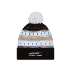 Pittsburgh Steelers 2025 Crucial Catch Women's Pom Knit Hat