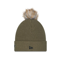 Miami Dolphins 2025 Salute to Service Women's Pom Knit Hat