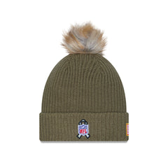 Pittsburgh Steelers 2025 Salute to Service Women's Pom Knit Hat