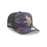 Minnesota Vikings 2025 Crucial Catch 9FIFTY A-Frame Snapback Hat