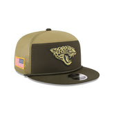 Jacksonville Jaguars 2025 Salute to Service Split Panel 9FIFTY Trucker Hat