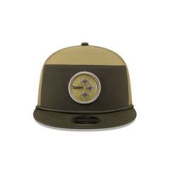 Pittsburgh Steelers 2025 Salute to Service Split Panel 9FIFTY Trucker Hat