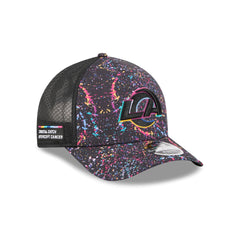 Los Angeles Rams 2025 Crucial Catch 9FORTY M-Crown A-Frame Trucker Hat