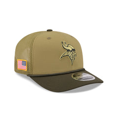 Minnesota Vikings 2025 Salute to Service 9SEVENTY Trucker Hat