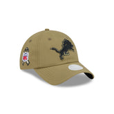 Detroit Lions 2025 Salute to Service Women's Open Back Ponytail Hat