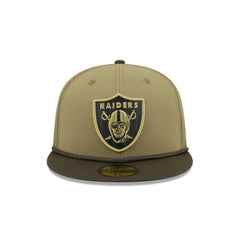 Las Vegas Raiders 2025 Salute to Service 59FIFTY Fitted Hat