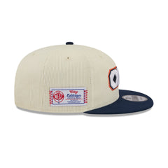 Oklahoma City Thunder 2025 City Edition Chrome White Corduroy 9FIFTY Snapback Hat