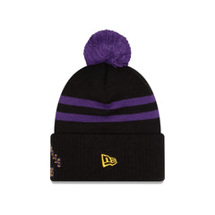 Los Angeles Lakers 2025 City Edition Pom Knit Hat