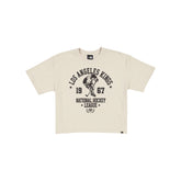 Los Angeles Kings Throwback Prep Stone Women's Cropped T-Shirt