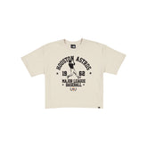 Houston Astros Throwback Prep Stone Women's Cropped T-Shirt