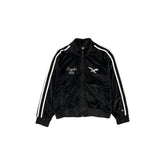 Philadelphia Eagles Throwback Prep Black Women's Track Jacket