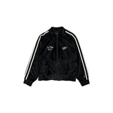 Detroit Red Wings Throwback Prep Black Women's Track Jacket