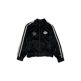 Los Angeles Lakers Throwback Prep Black Women's Track Jacket