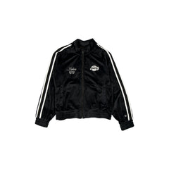 Los Angeles Lakers Throwback Prep Black Women's Track Jacket
