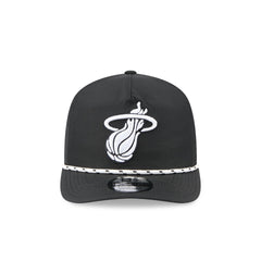 Miami Heat Black and White Rope 19TWENTY Snapback Hat