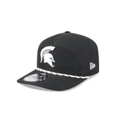 Michigan State Spartans Black and White Rope 19TWENTY Snapback Hat