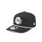Ohio State Buckeyes Black and White Rope 19TWENTY Snapback Hat