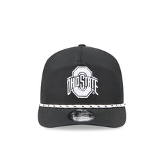 Ohio State Buckeyes Black and White Rope 19TWENTY Snapback Hat