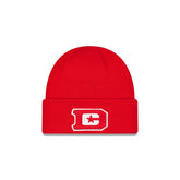 DC Defenders Red Cuff Knit Beanie