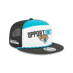 Jacksonville Jaguars 2025 Inspire Change Split Panel 9FIFTY Snapback Hat