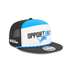 Detroit Lions 2025 Inspire Change Split Panel 9FIFTY Snapback Hat