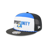 Los Angeles Rams 2025 Inspire Change Split Panel 9FIFTY Snapback Hat