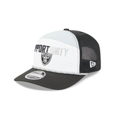 Las Vegas Raiders 2025 Inspire Change Split Panel 9SEVENTY Trucker Hat