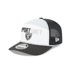 Las Vegas Raiders 2025 Inspire Change Split Panel 9SEVENTY Trucker Hat