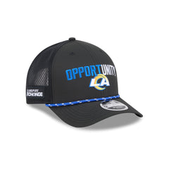 Los Angeles Rams 2025 Inspire Change 9FORTY M-Crown Snapback Hat