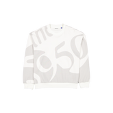 New Era Branded 59FIFTY Splitter College White Crewneck