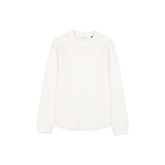 New Era Branded College White Long-Sleeve Waffle T-Shirt
