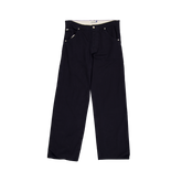 New Era Branded Brushed Cotton Navy Carpenter Pants